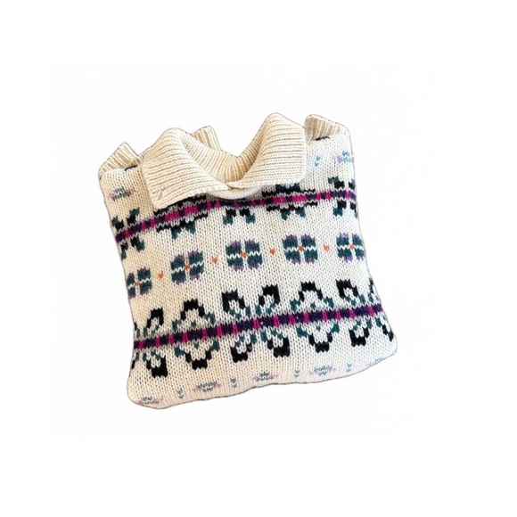 70s vintage knit wool sweater - Picture 5 of 8